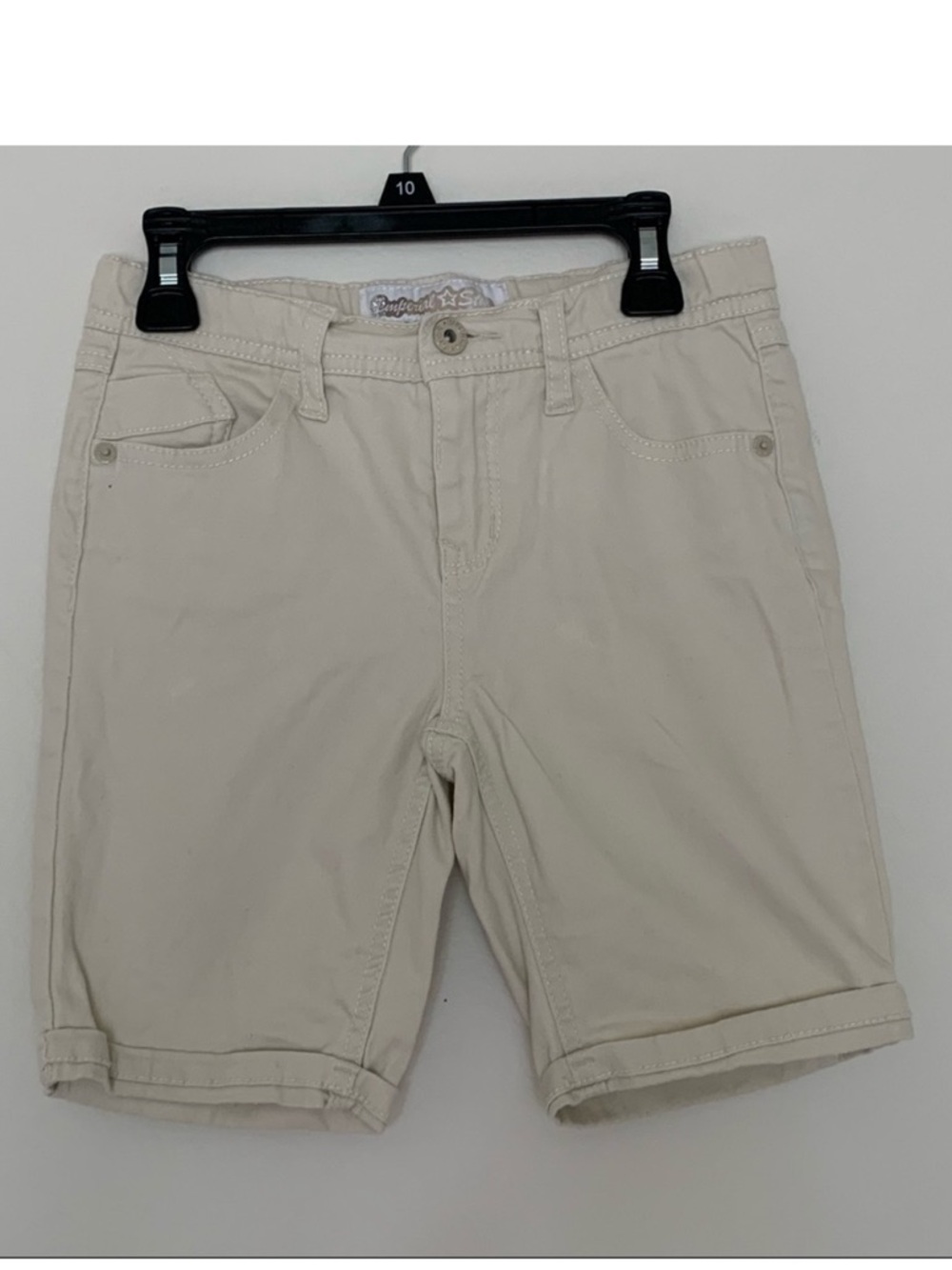 Imperial Star Cream Bermuda Shorts Girls